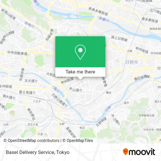Basel Delivery Service map
