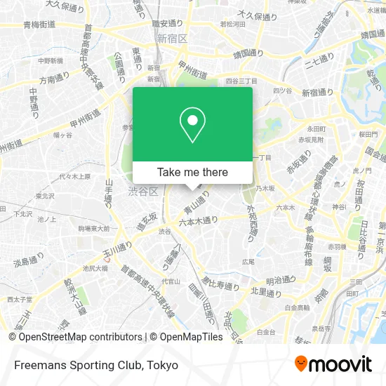 Freemans Sporting Club map