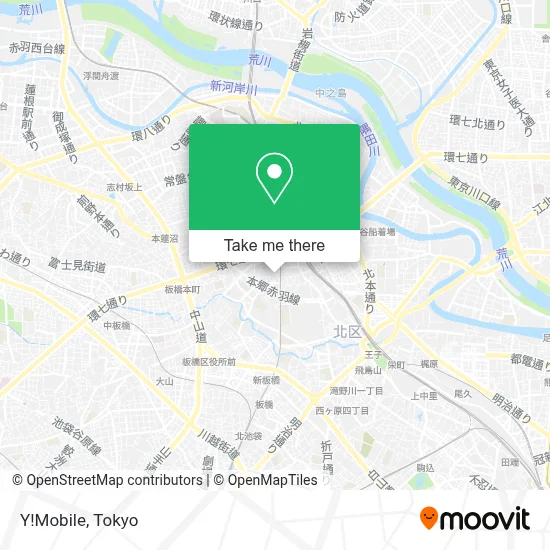 Y!Mobile map