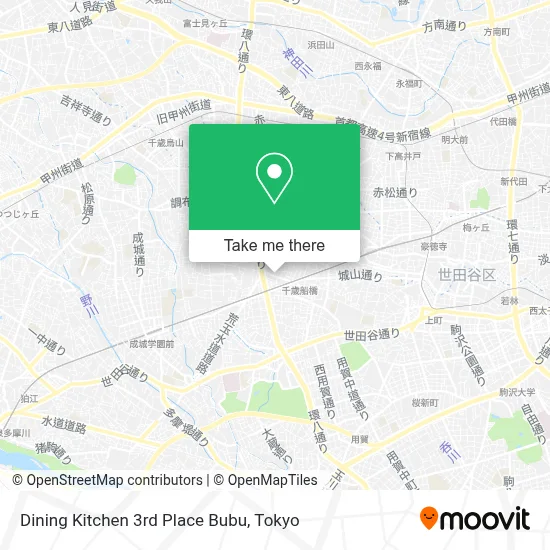 Dining Kitchen 3rd Place Bubu map