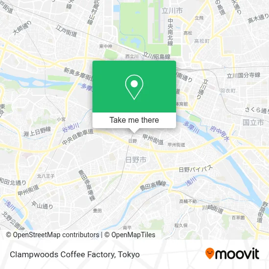 Clampwoods Coffee Factory map