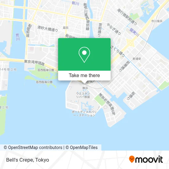 Bell's Crepe map