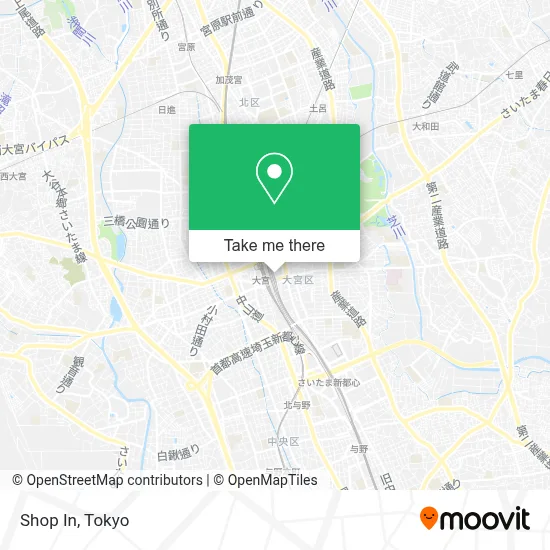 Shop In map
