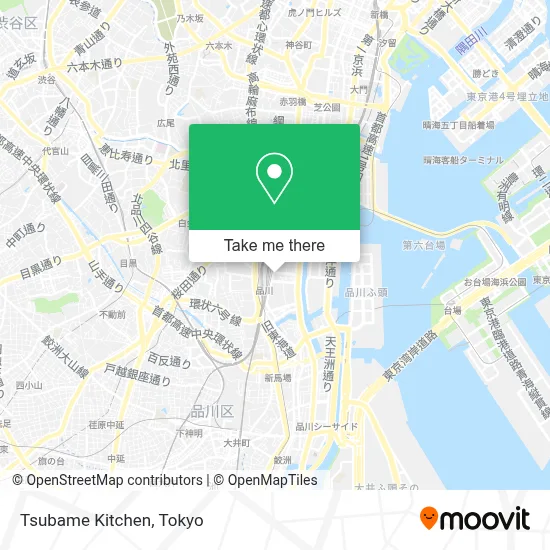 Tsubame Kitchen map
