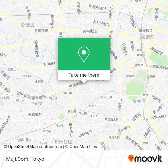 Muji.Com map
