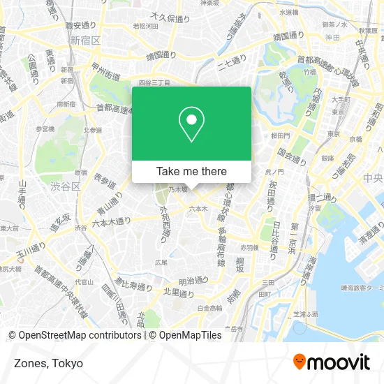 Zones map