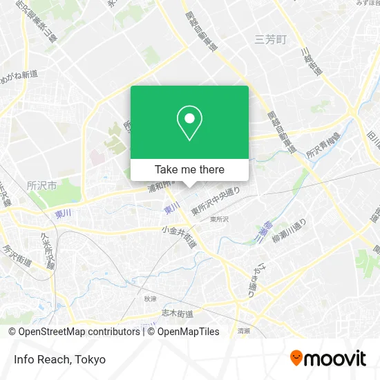 Info Reach map