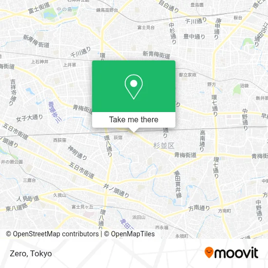 Zero map