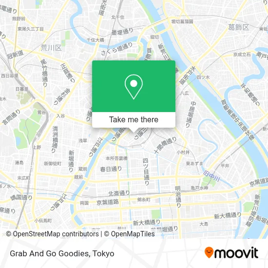 Grab And Go Goodies map