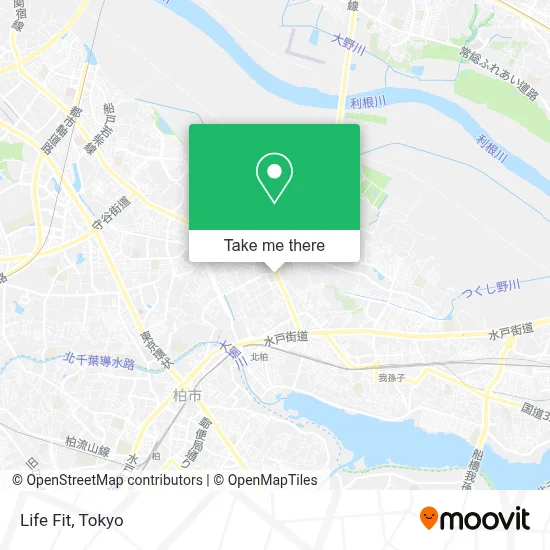 Life Fit map