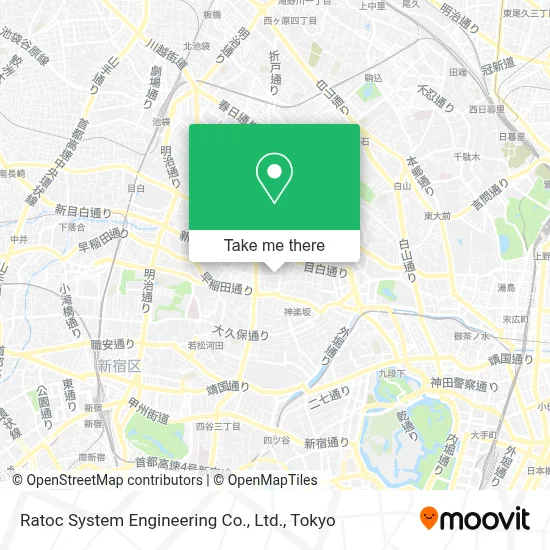 Ratoc System Engineering Co., Ltd. map