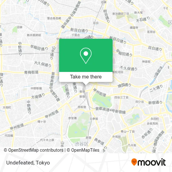 Undefeated map