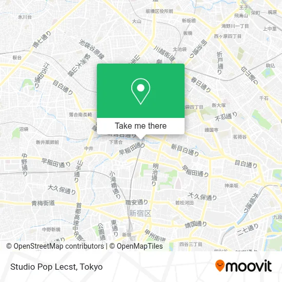 Studio Pop Lecst map