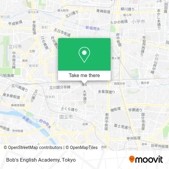 Bob's English Academy map