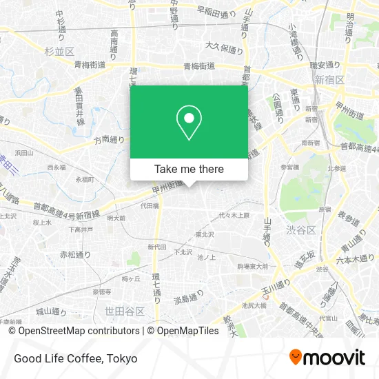 Good Life Coffee map
