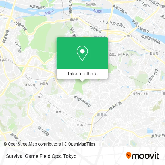 Survival Game Field Ops map