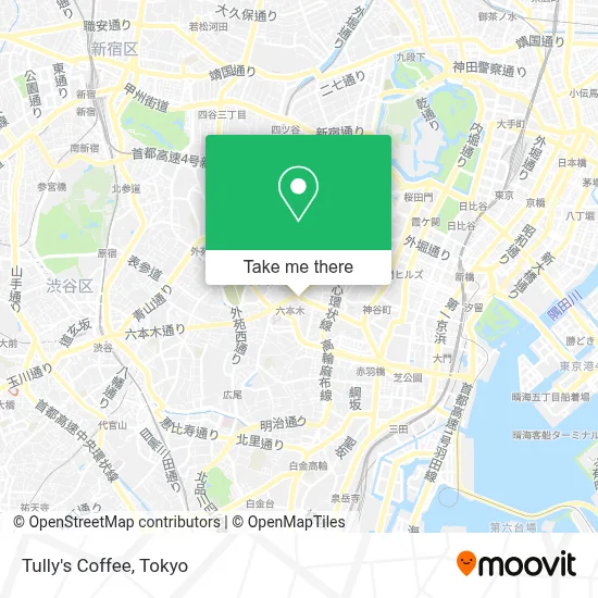 Tully's Coffee map