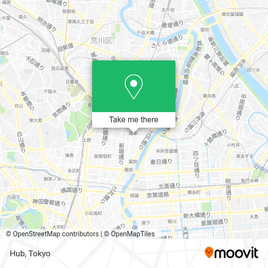 Hub map