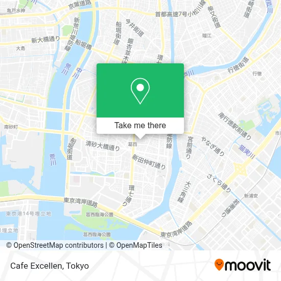 Cafe Excellen map