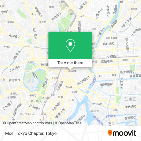 Mcei Tokyo Chapter map