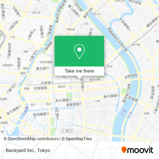 Backyard Inc. map