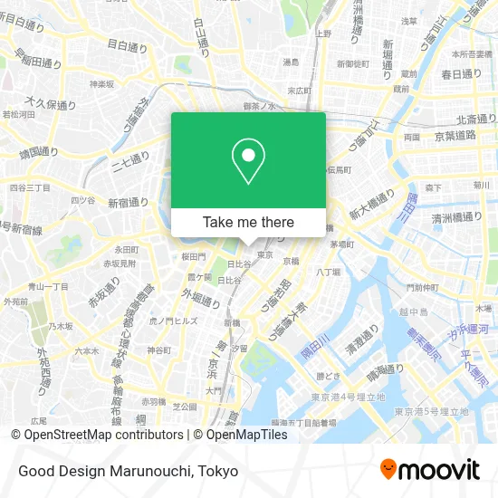Good Design Marunouchi map
