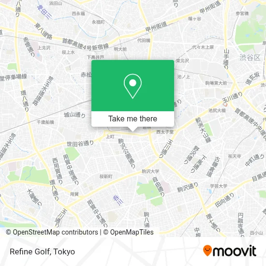 Refine Golf map
