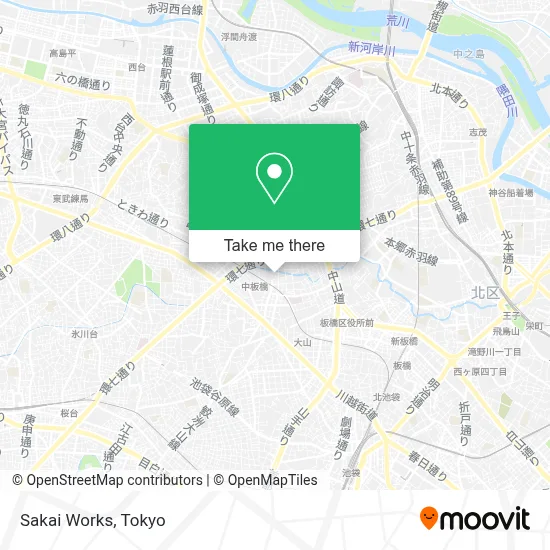 Sakai Works map
