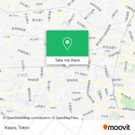 Kippis map