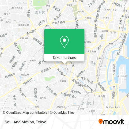 Soul And Motion map