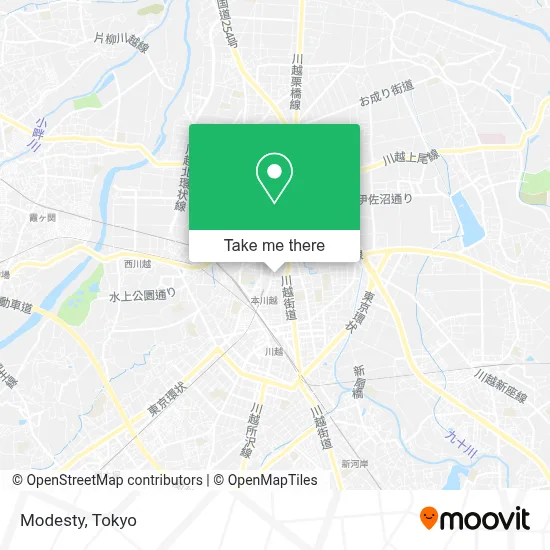 Modesty map