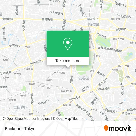 Backdoor map