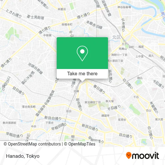 Hanado map