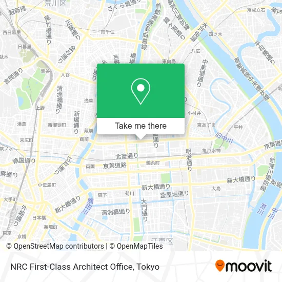 NRC First-Class Architect Office map