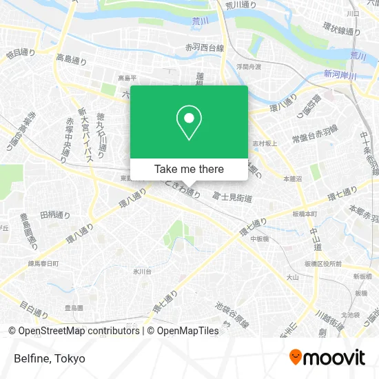 Belfine map