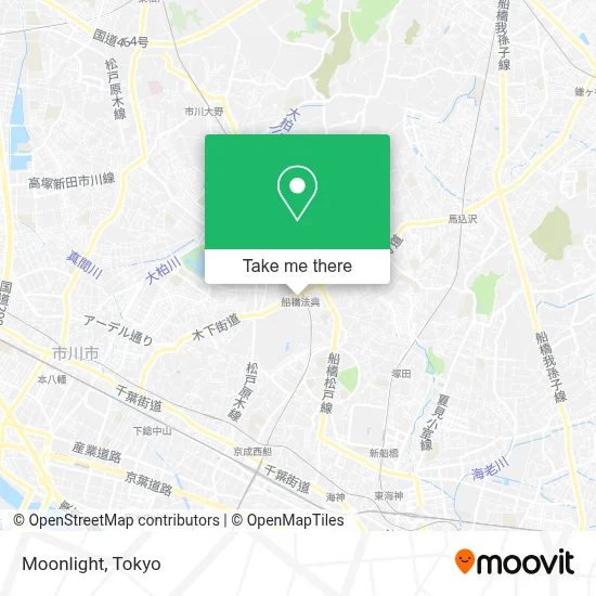 Moonlight map