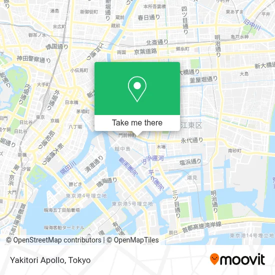 Yakitori Apollo map