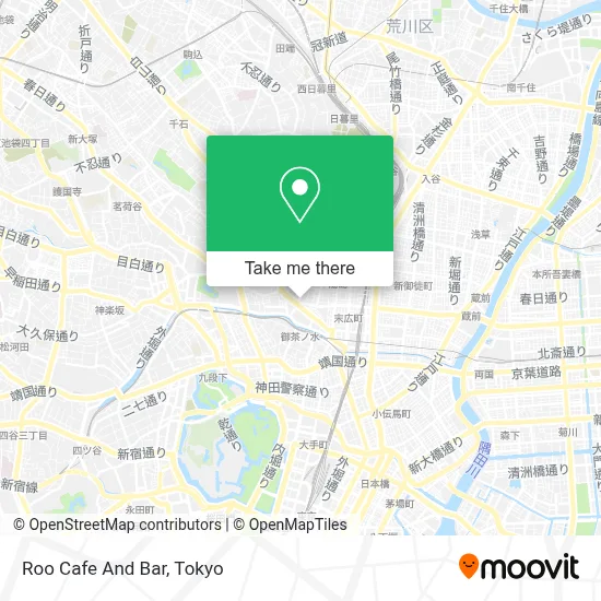 Roo Cafe And Bar map