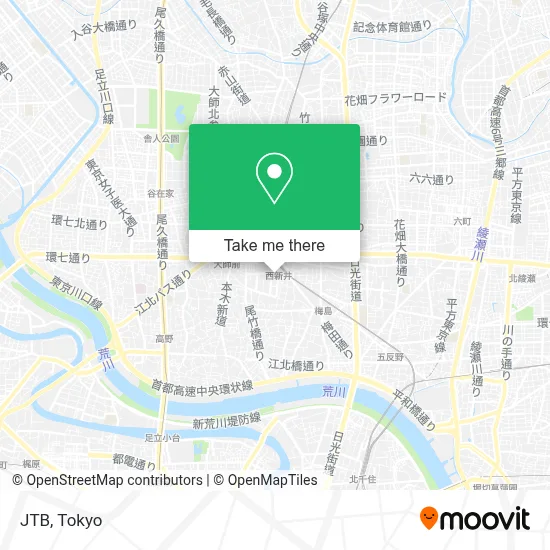 JTB map