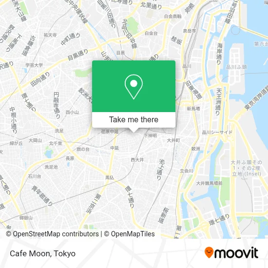 Cafe Moon map