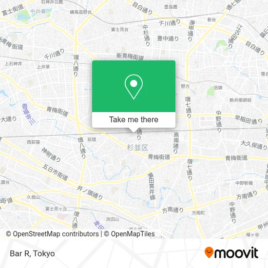 Bar R map