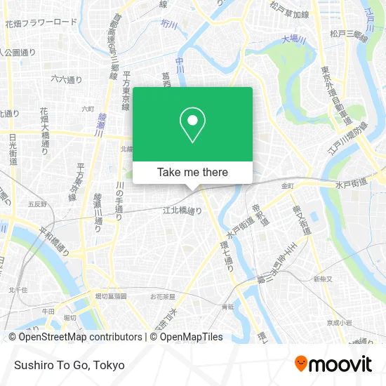 Sushiro To Go map