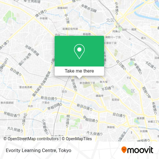 Evority Learning Centre map