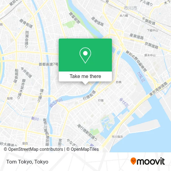 Tom Tokyo map