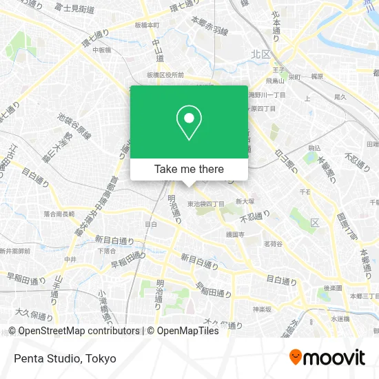 Penta Studio map