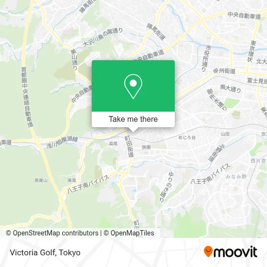 Victoria Golf map