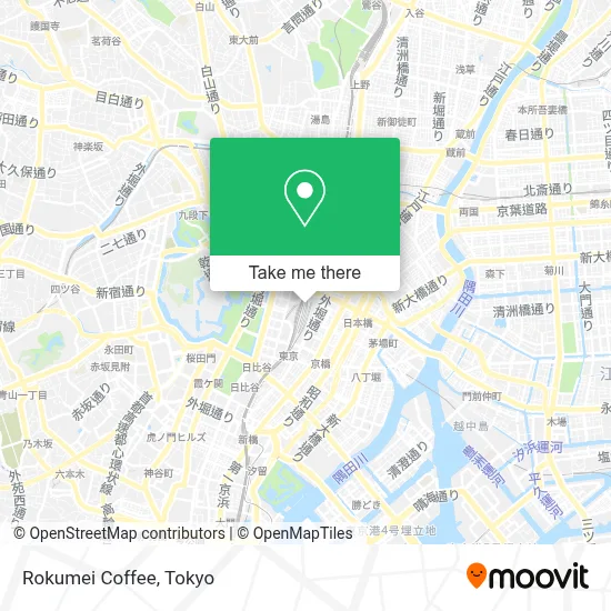 Rokumei Coffee map