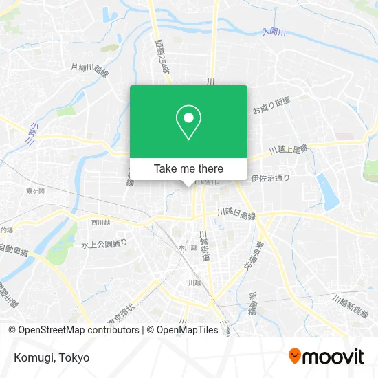 Komugi map