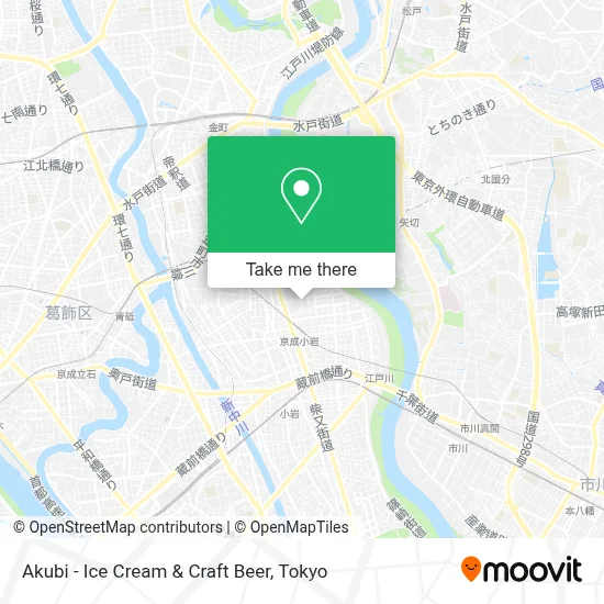 Akubi - Ice Cream & Craft Beer map