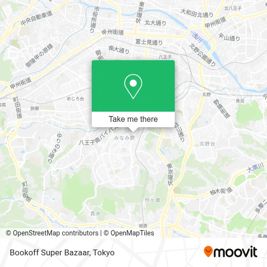 Bookoff Super Bazaar map